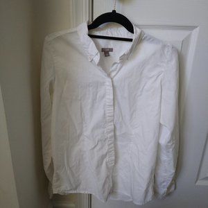 White Long Sleeve Button up